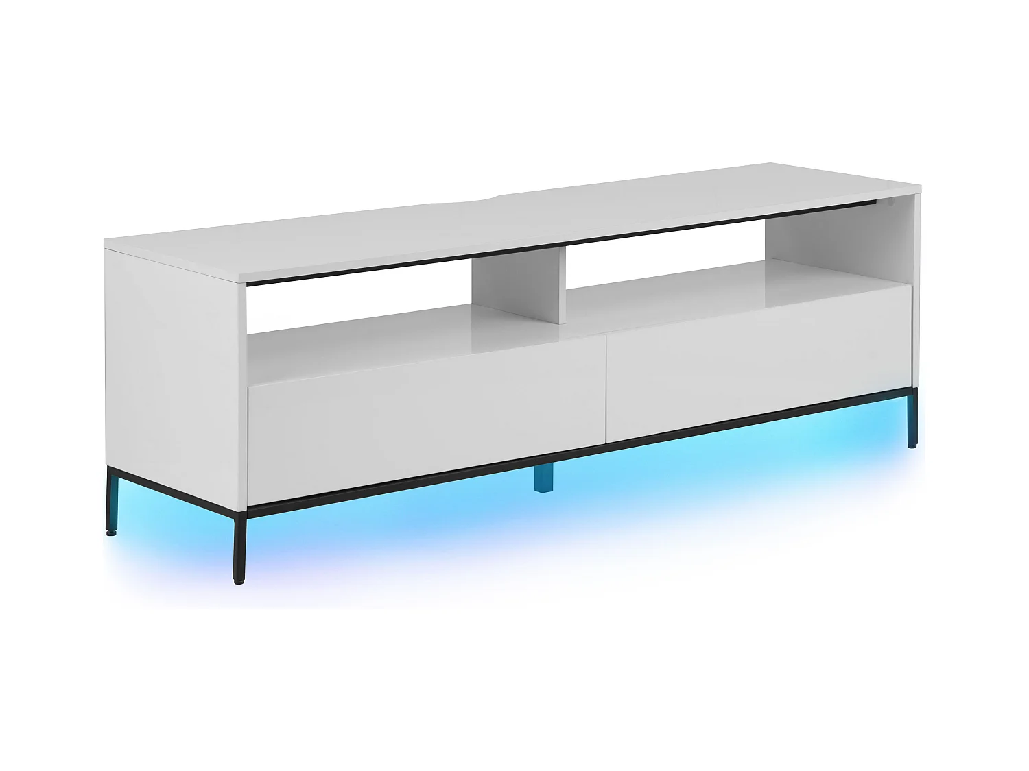 Meuble TV LED SYDNEY Blanc