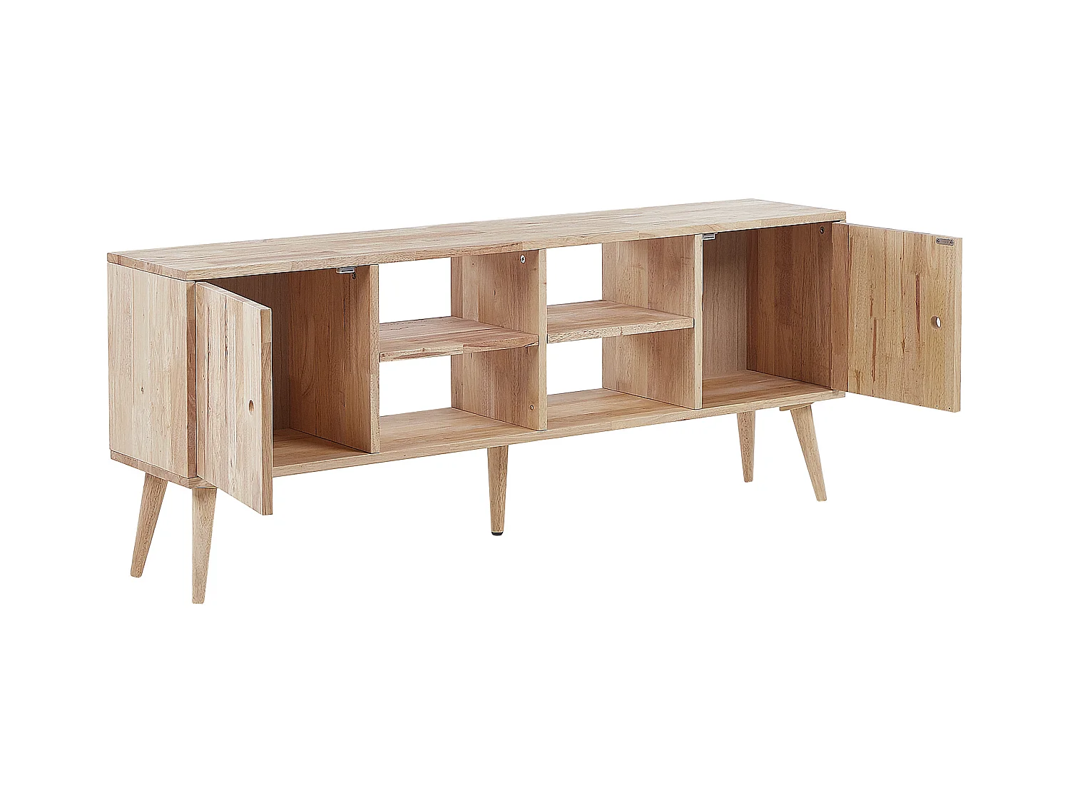Szafka RTV CHANDLER Drewno Jasnobrązowy