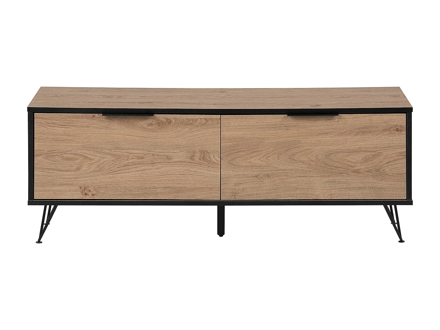 Meuble TV HALSTON Marron/noir