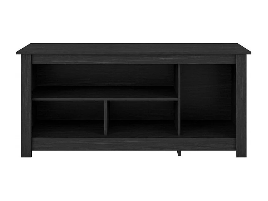 Meuble TV 55 Pouces Maxi Noir 4 Niches L 136 H 63 P 45 cm