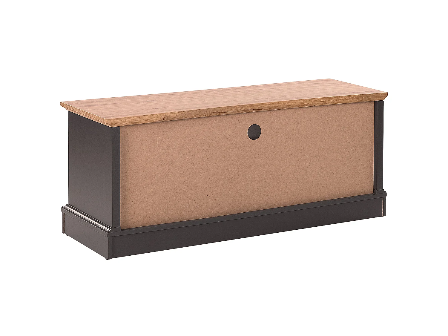 Meuble TV GARET Gris foncé