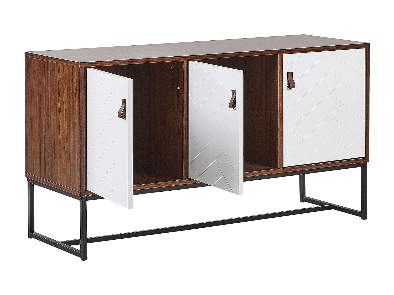 Kast NUEVA Donkerbruin/wit