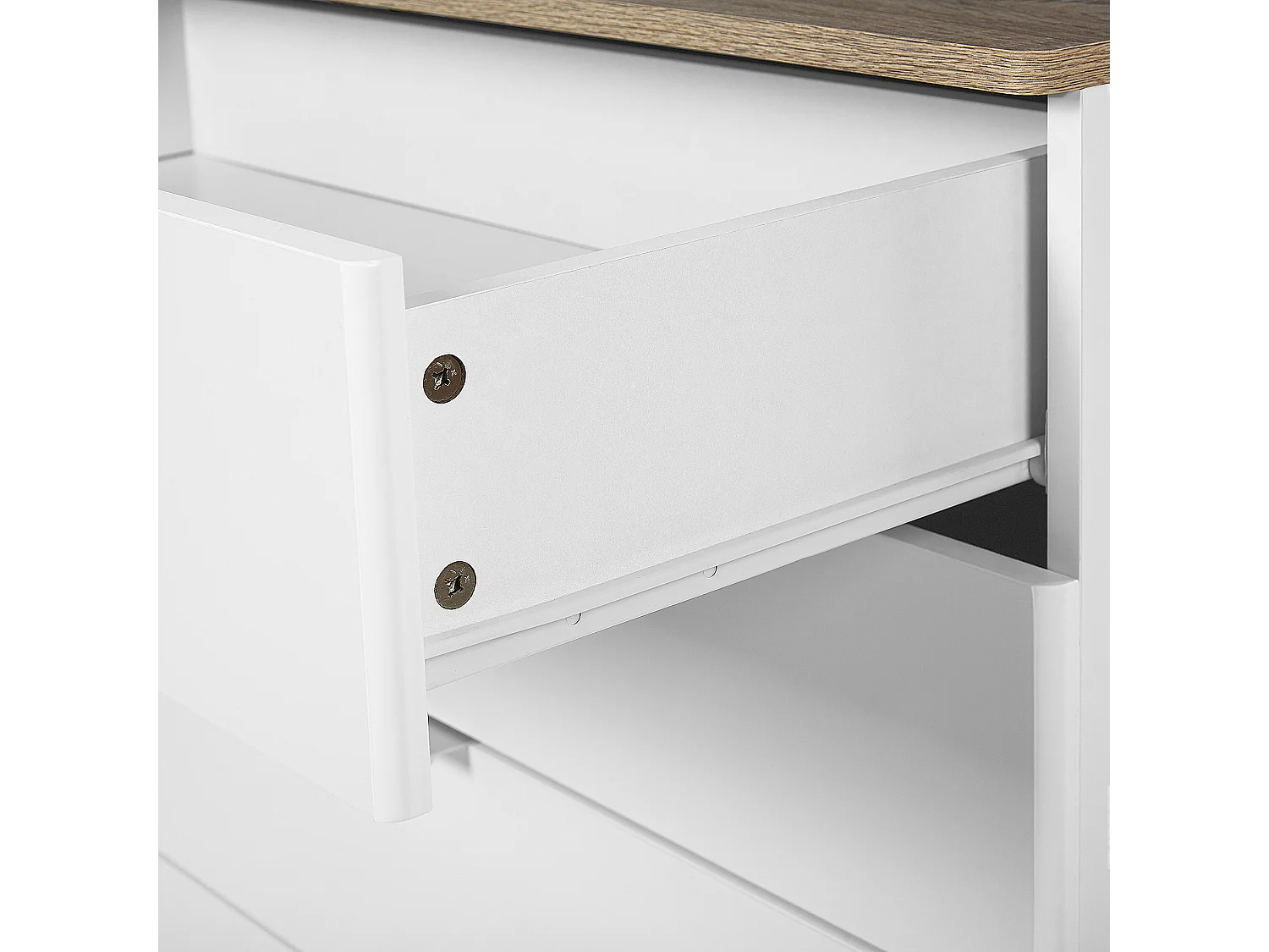 Commode à 4 tiroirs WALPI Blanc