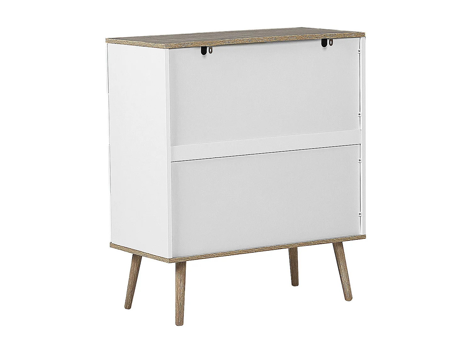 Wunderschönes Sideboard im skandinavischen Stil weiß / heller Holzfarbton Walpi