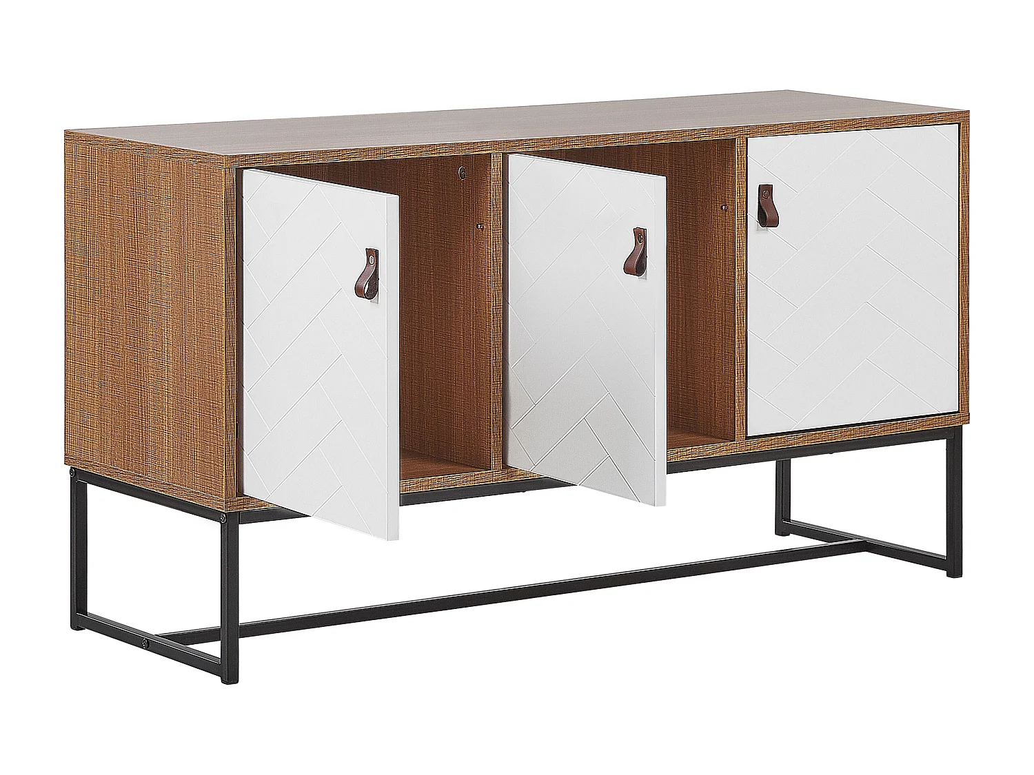 Kast NUEVA Lichtbruin/wit