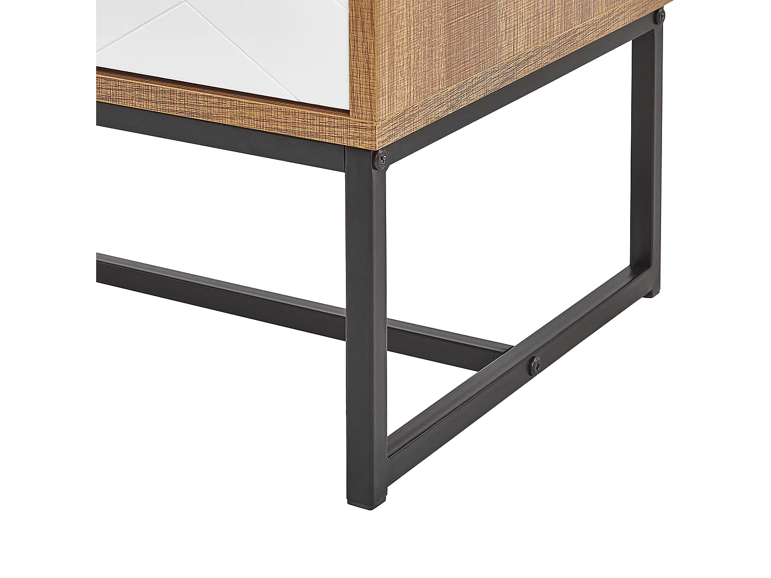 Armoire NUEVA Marron clair/blanc