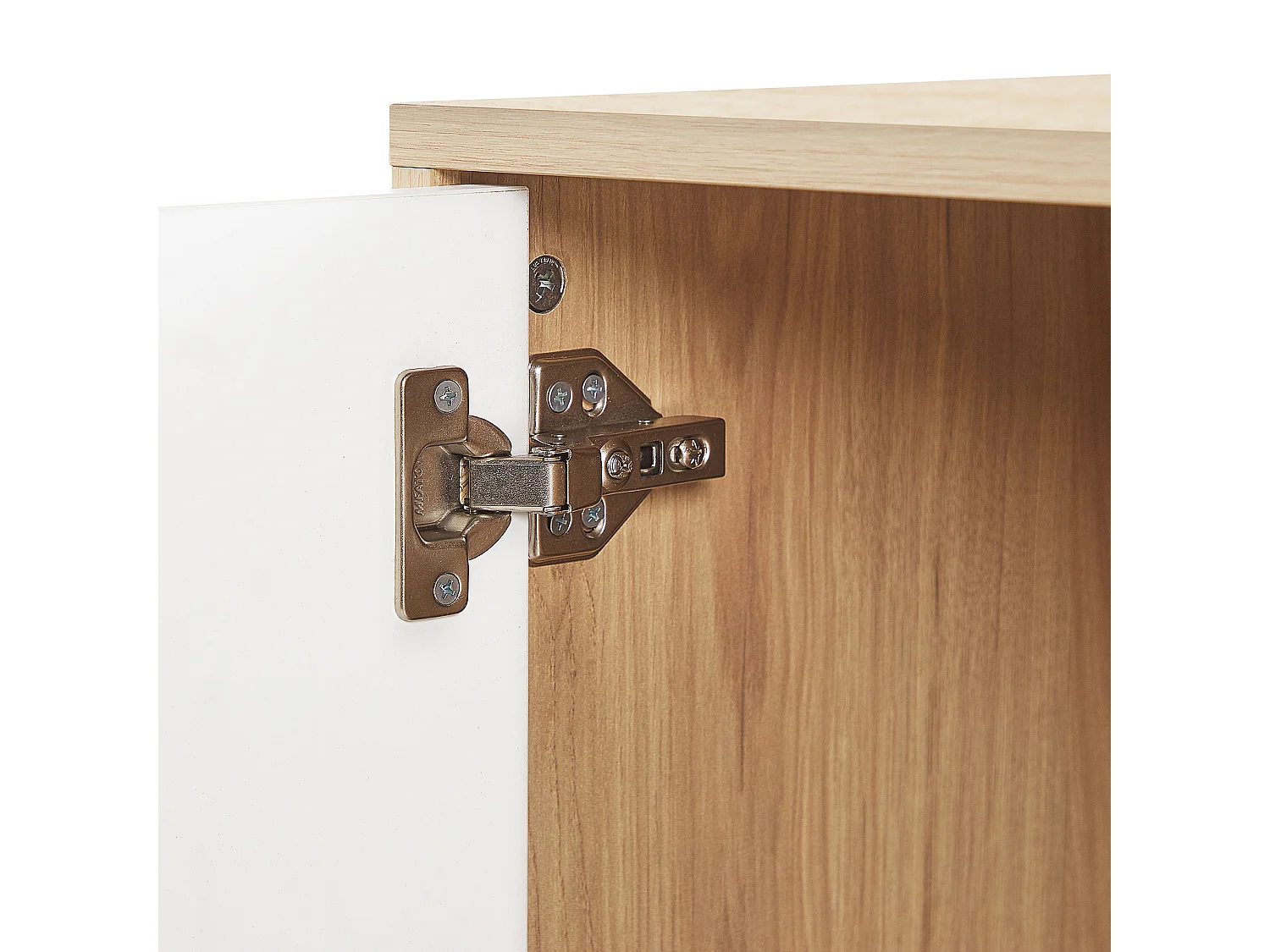 Commode 2 portes ITACA Marron/blanc