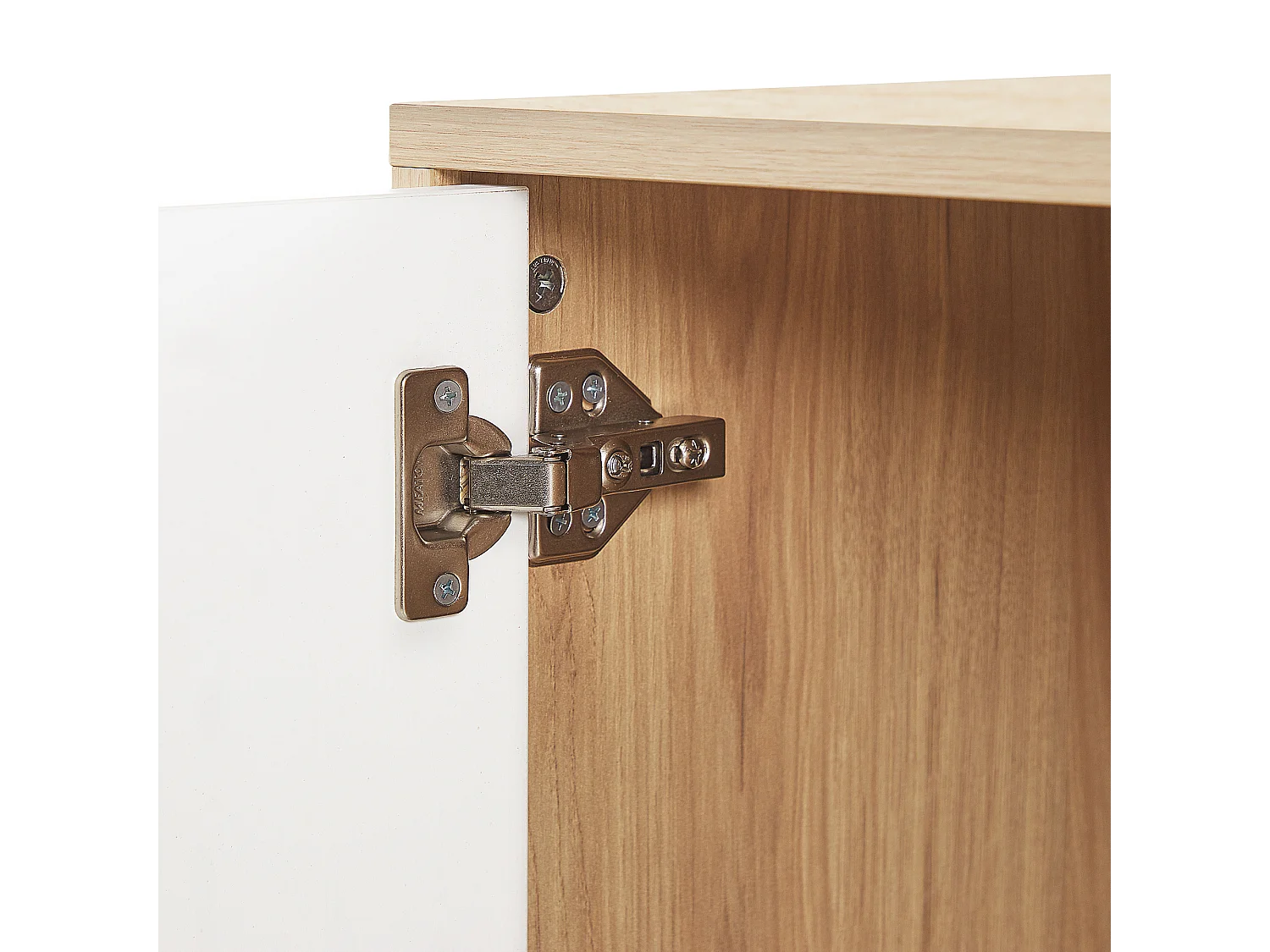 Commode 2 portes ITACA Marron/blanc