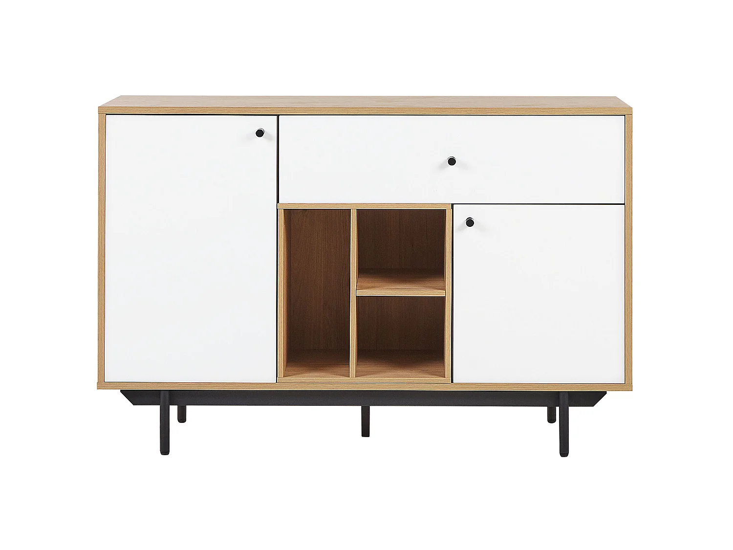 2 Door Sideboard ITACA Brown/ White
