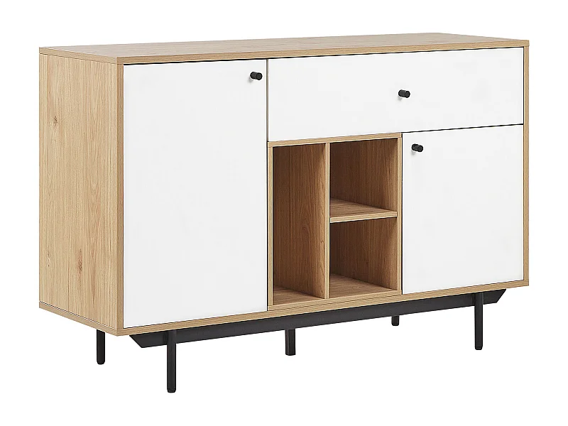 Credenza a 2 ante ITACA Marrone/ Bianco