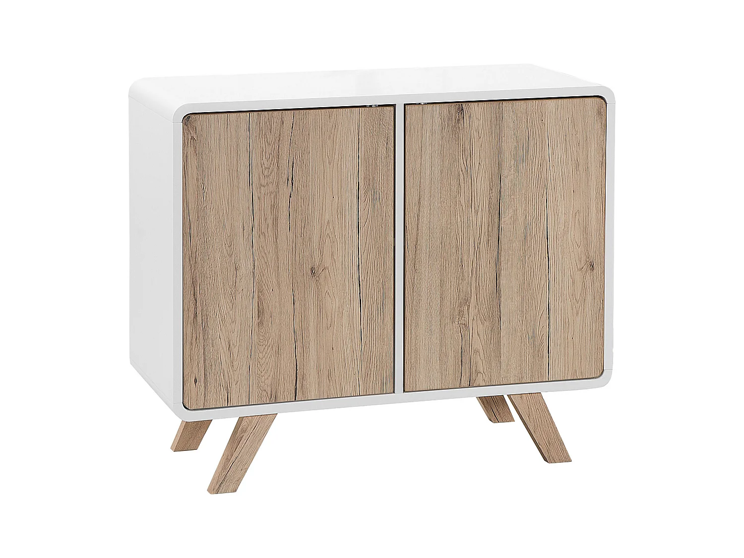 Armoire MILO Imitation bois Blanc