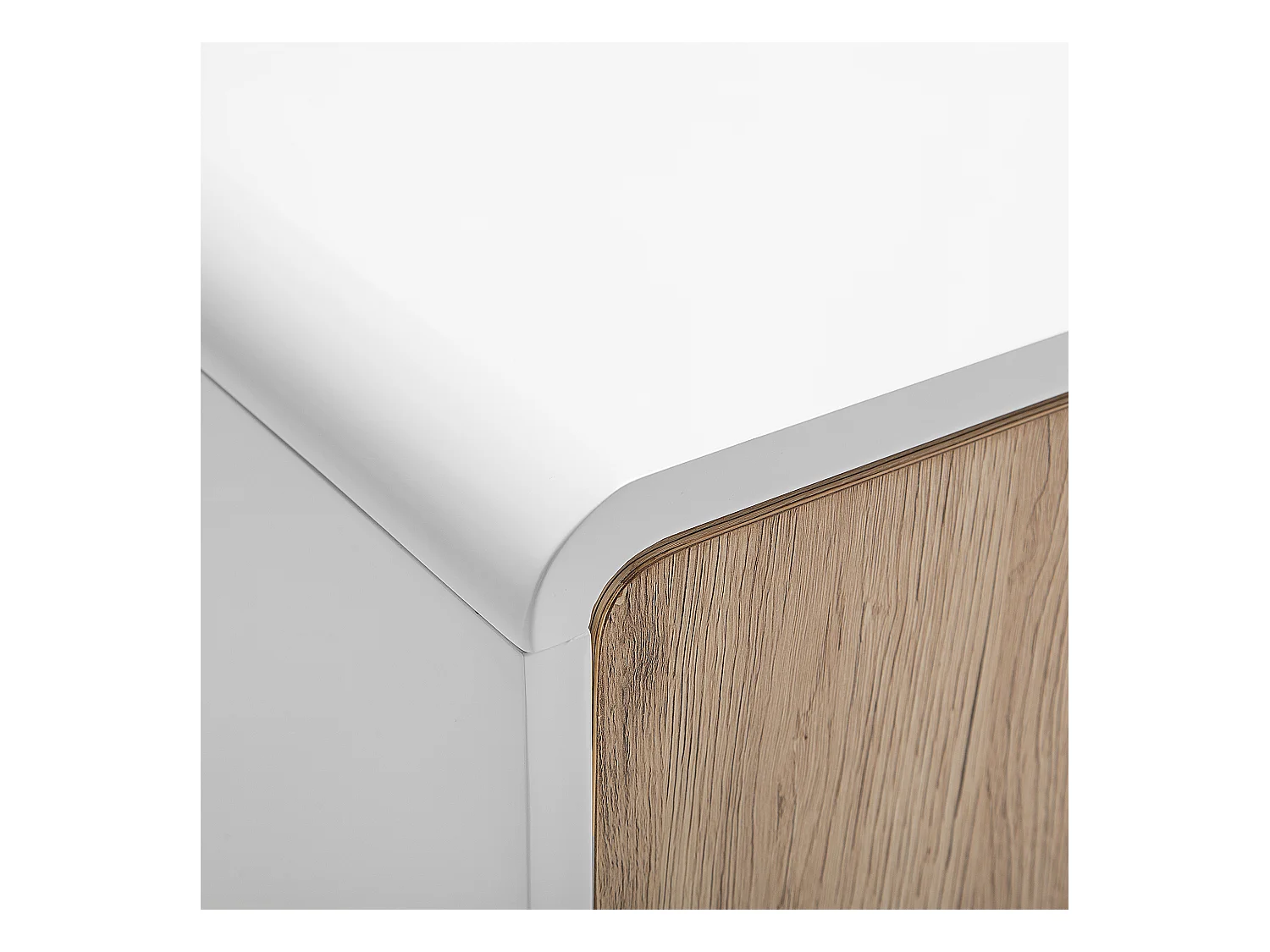 Armoire MILO Imitation bois Blanc