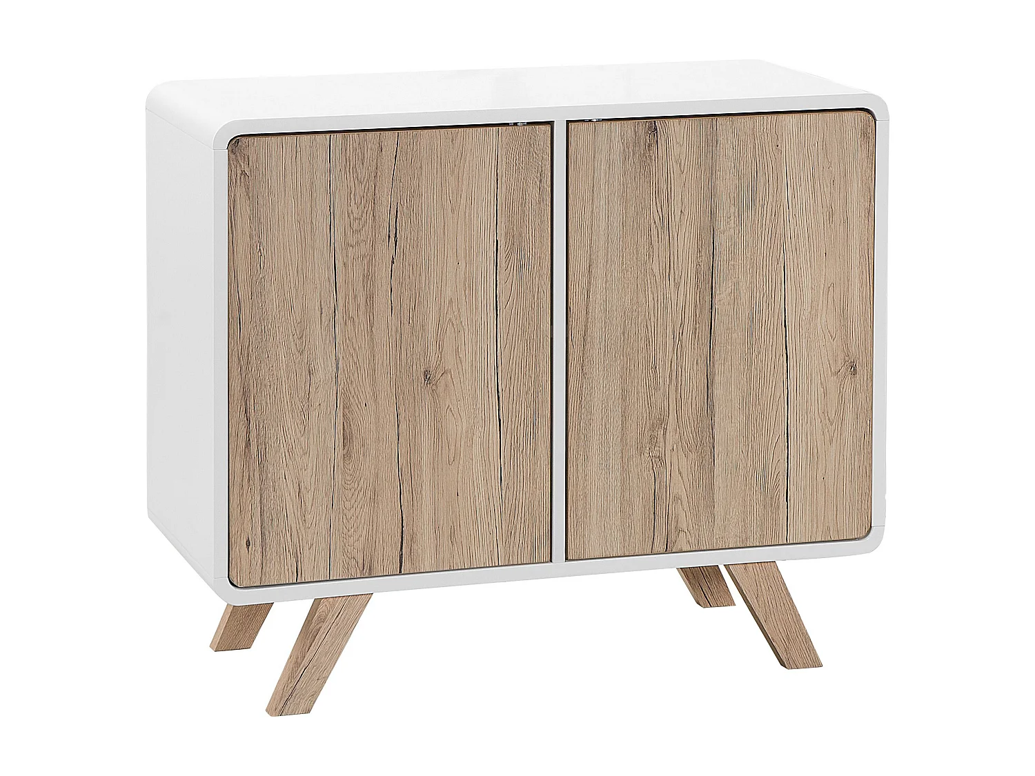 Armoire MILO Imitation bois Blanc