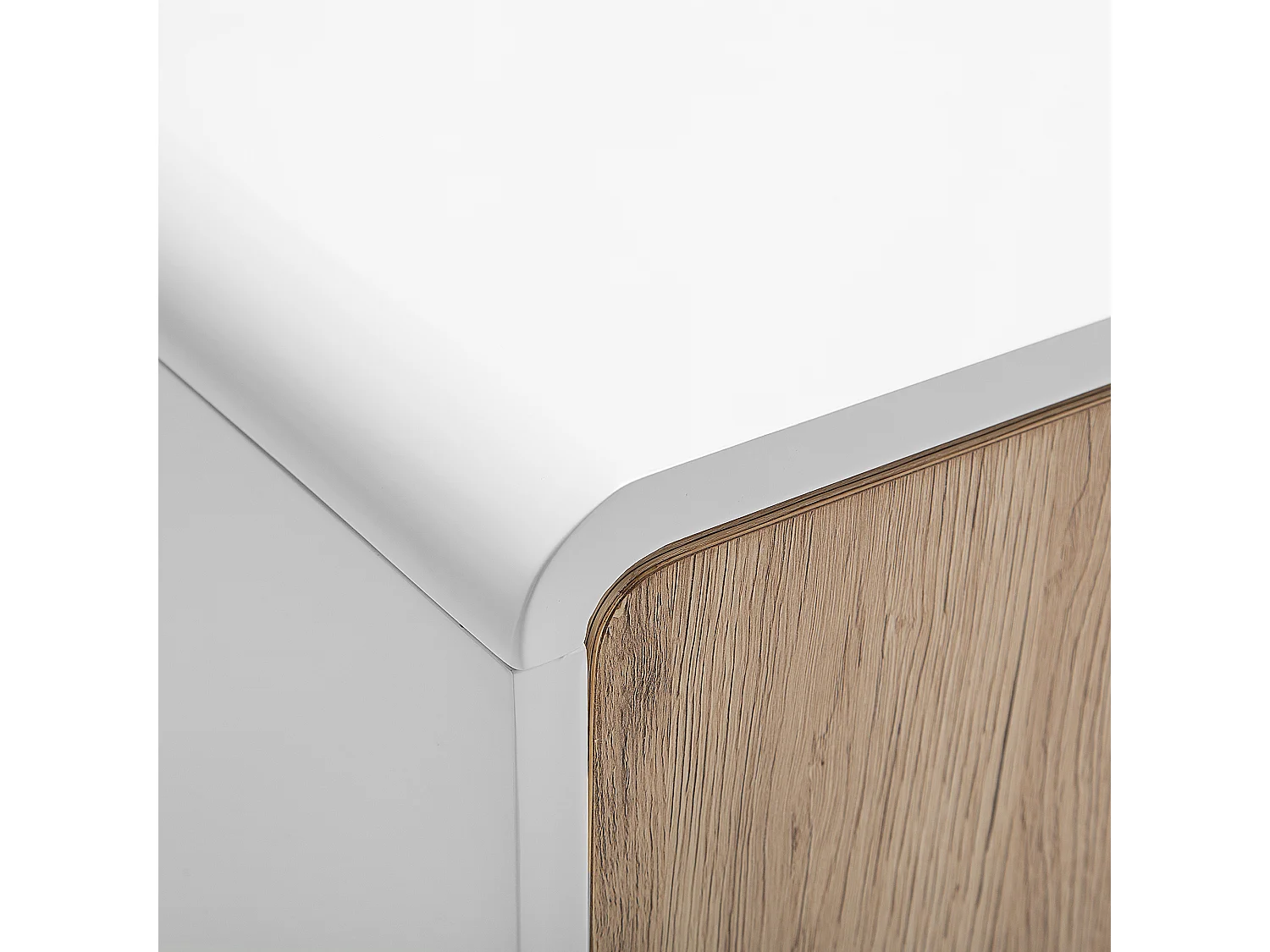 Armoire MILO Imitation bois Blanc