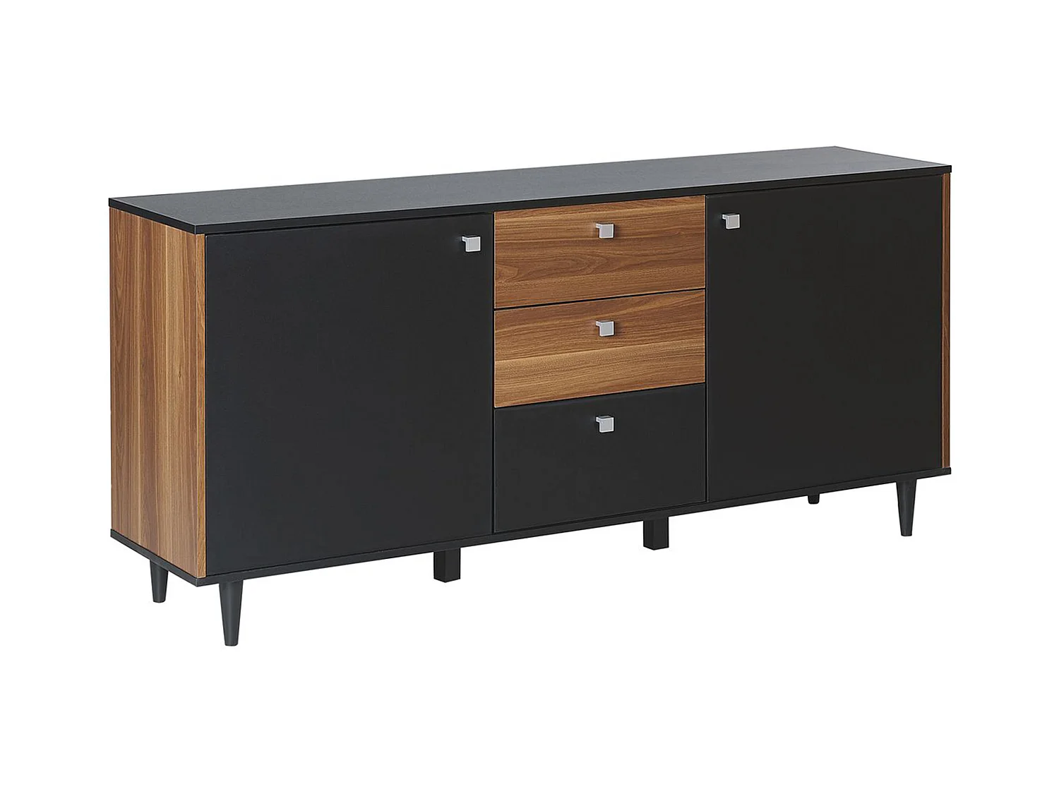 Commode 2 portes KURO Noir