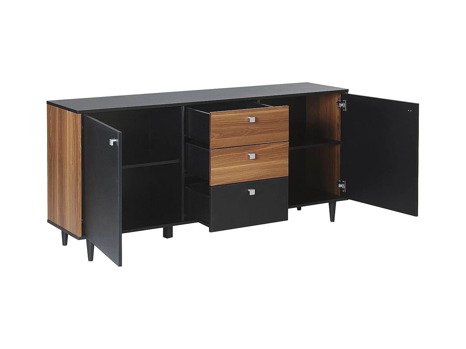 Commode 2 portes KURO Noir