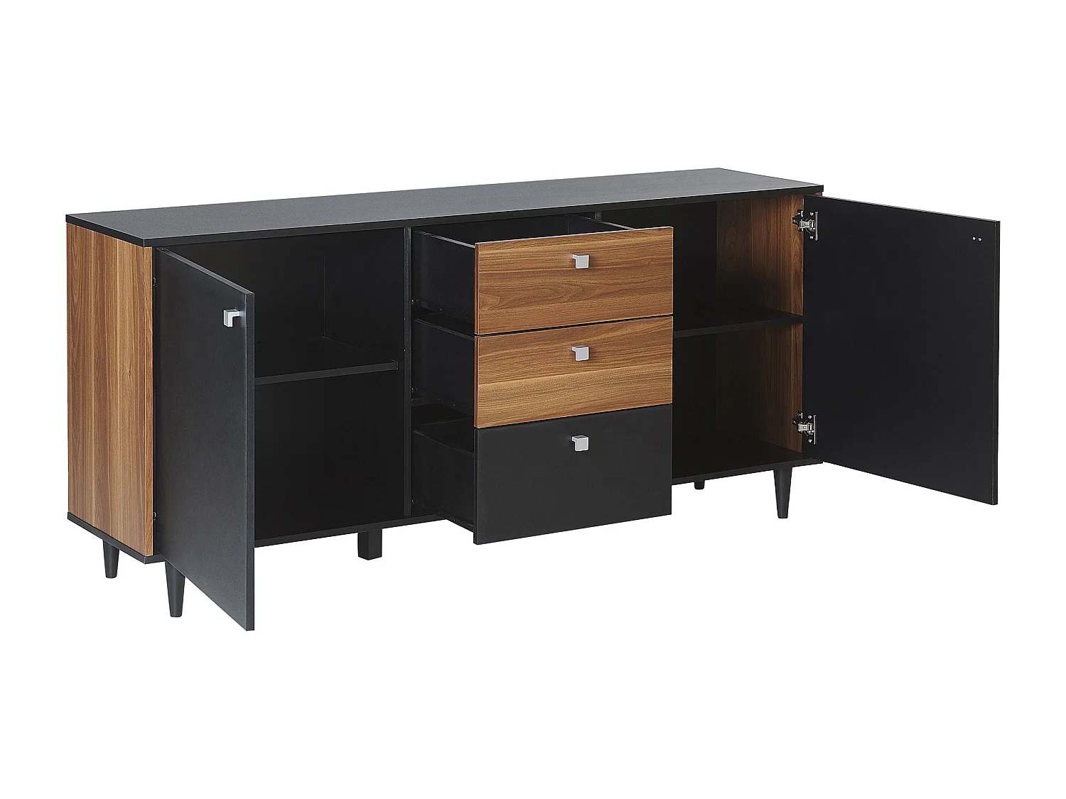Commode 2 portes KURO Noir