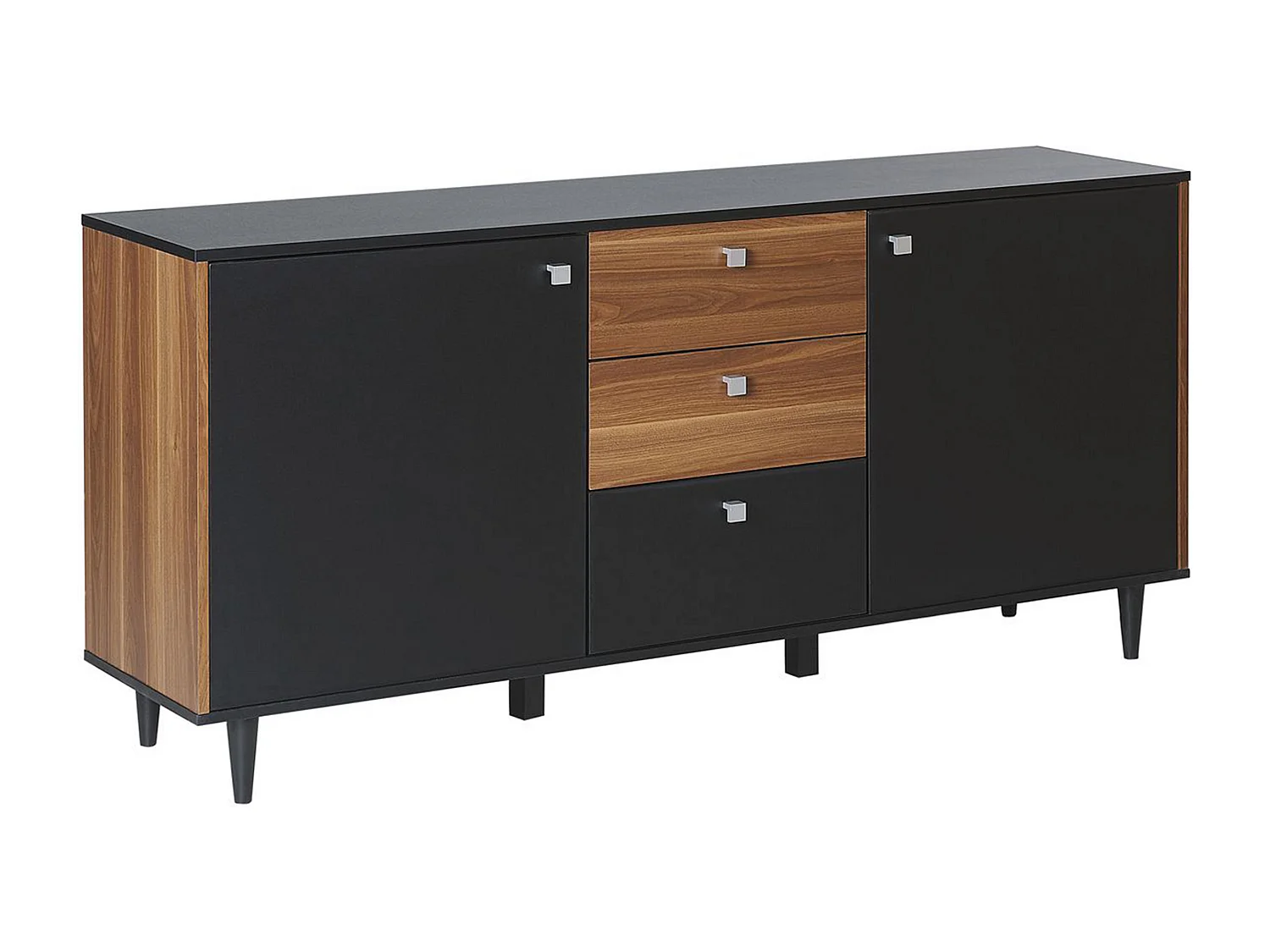Commode 2 portes KURO Noir