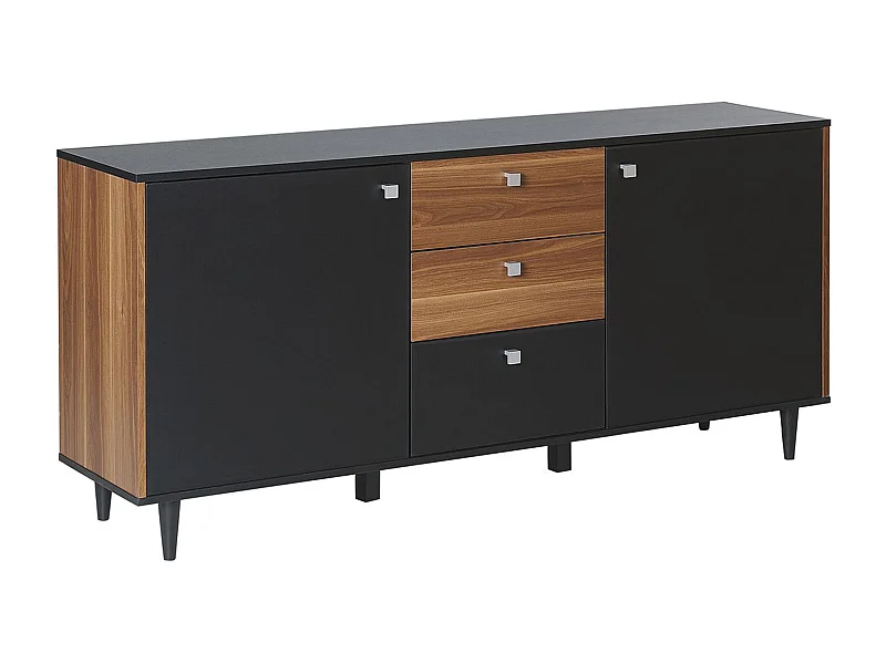 Dressoir met 2 deuren KURO Zwart
