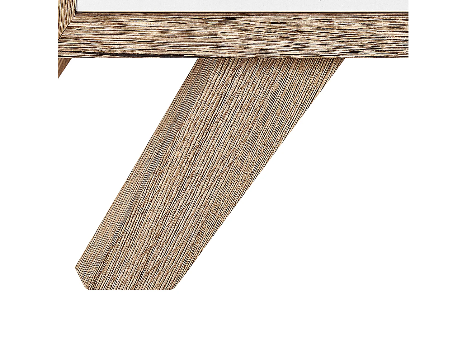 Ladekast FORESTER Bruin/wit