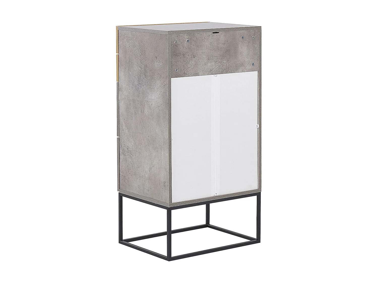 Commode à 4 tiroirs ACRA Effet béton gris