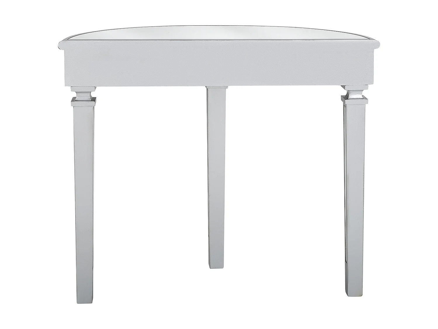 Consoletafel TOULOUSE Spiegelend zilver