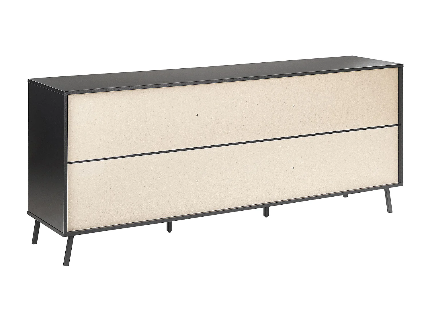 Credenza a 2 ante BLACKPOOL Grigio effetto cemento