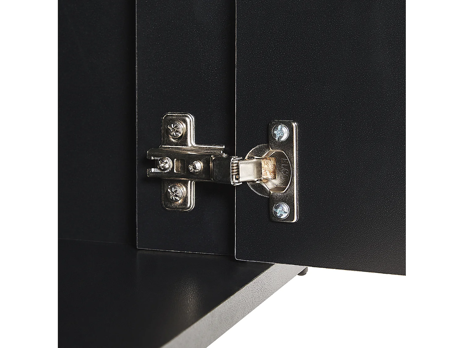 Credenza a 2 ante BLACKPOOL Grigio effetto cemento