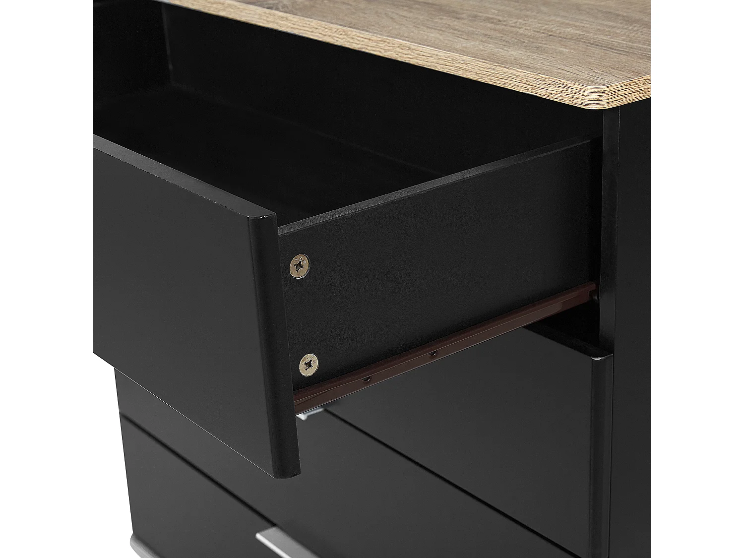 Commode à 4 tiroirs WALPI Noir