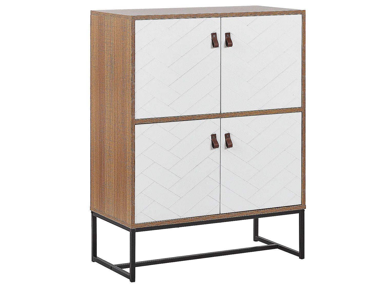 Kast NUEVA Lichtbruin/wit