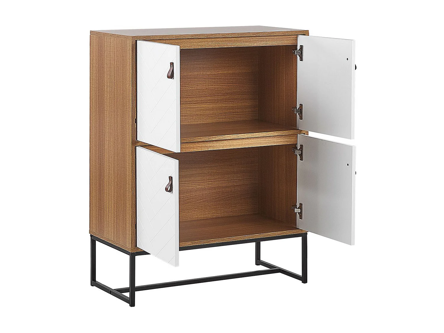 Kast NUEVA Lichtbruin/wit