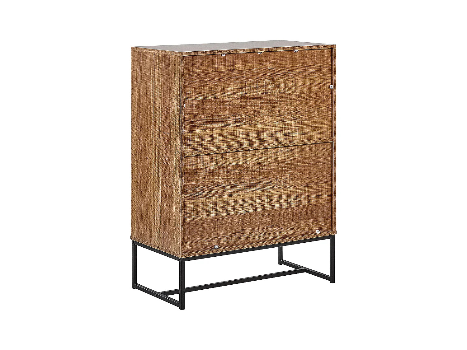 Armoire NUEVA Marron clair/blanc