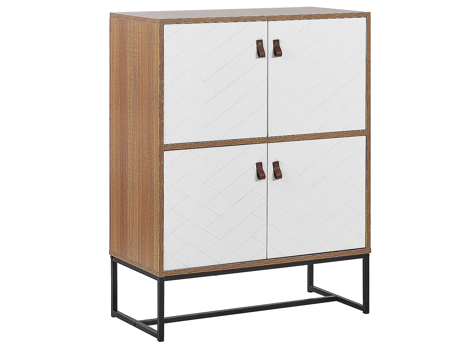 Armadio NUEVA Marrone chiaro/ Bianco