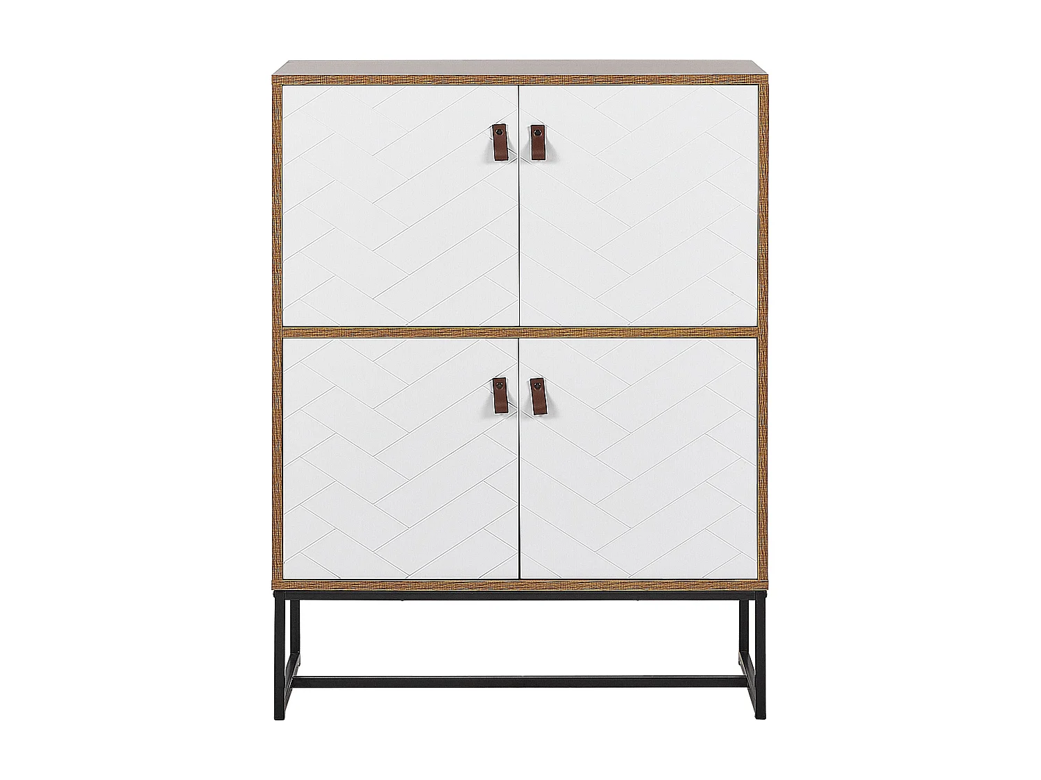 Armadio NUEVA Marrone chiaro/ Bianco