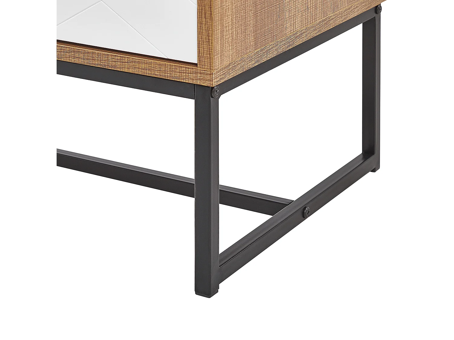 Armoire NUEVA Marron clair/blanc