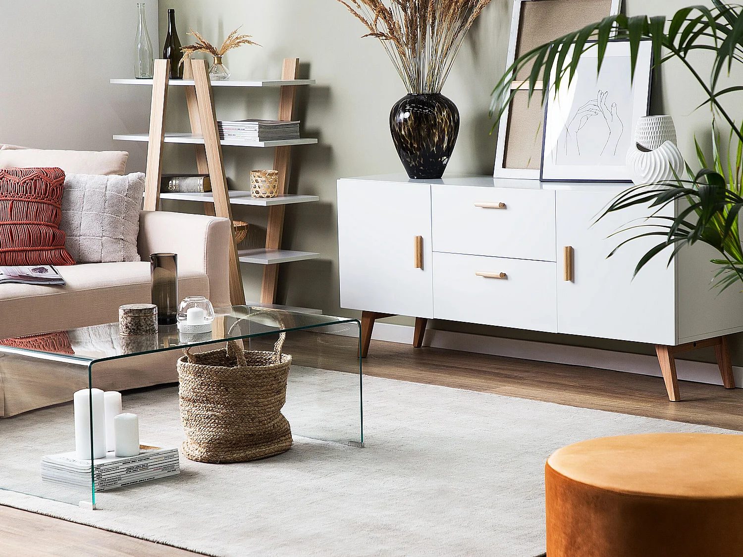 Dressoir met 2 deuren MEET Wit