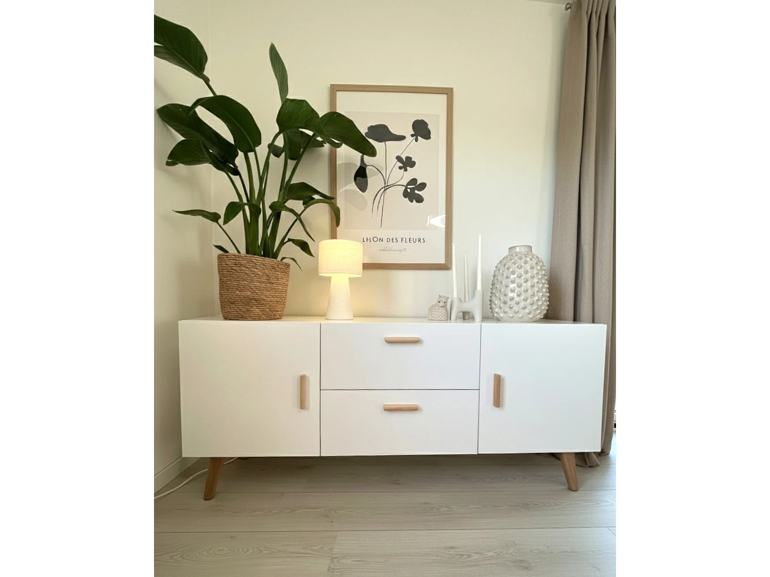 Dressoir met 2 deuren MEET Wit