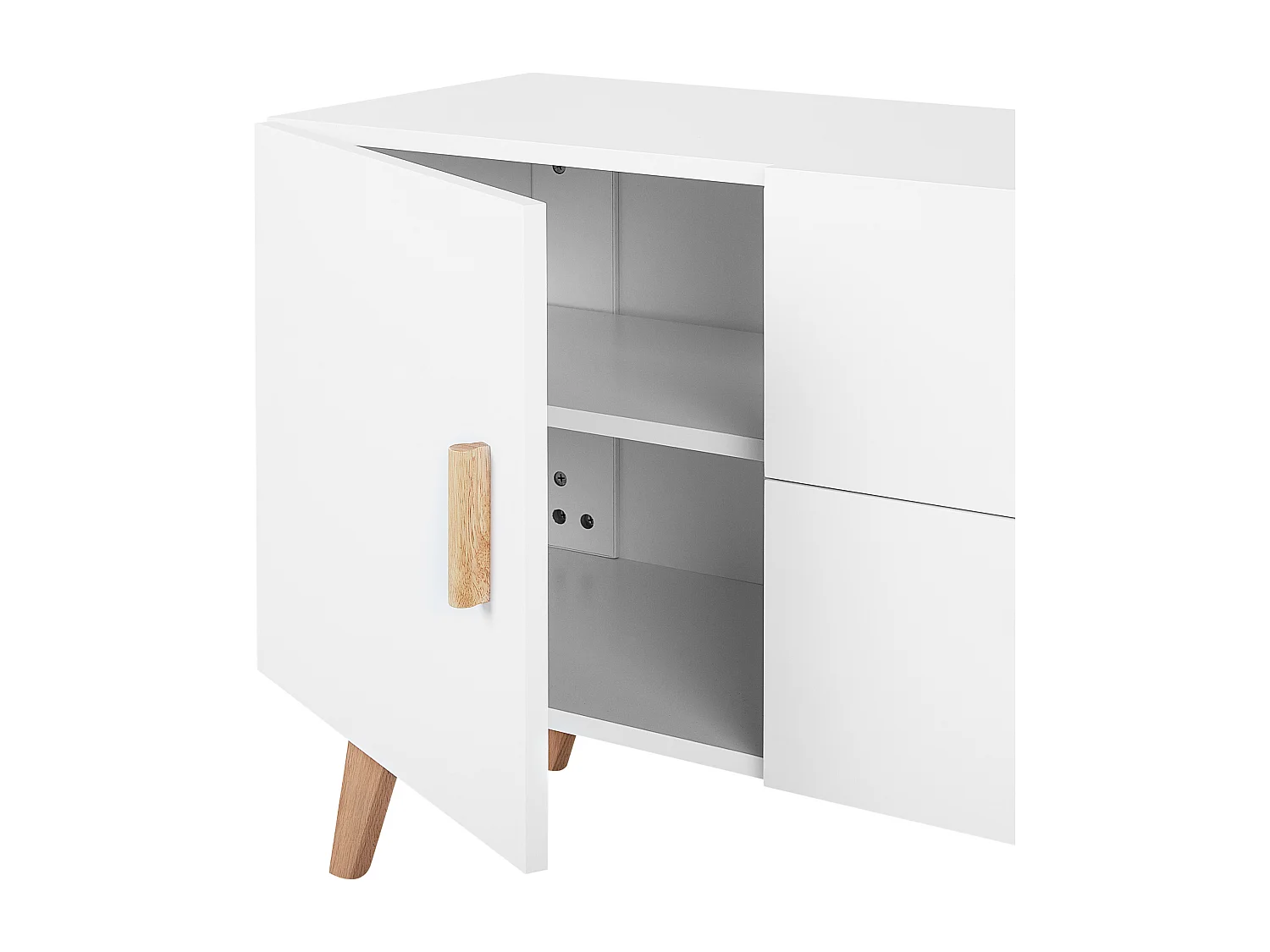 Credenza a 2 ante MEET Bianco