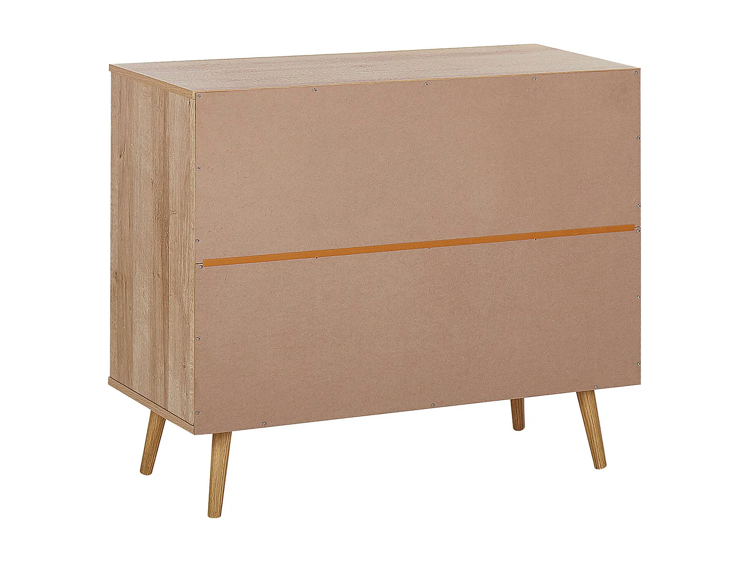 Commode à 3 tiroirs PONCA Marron clair