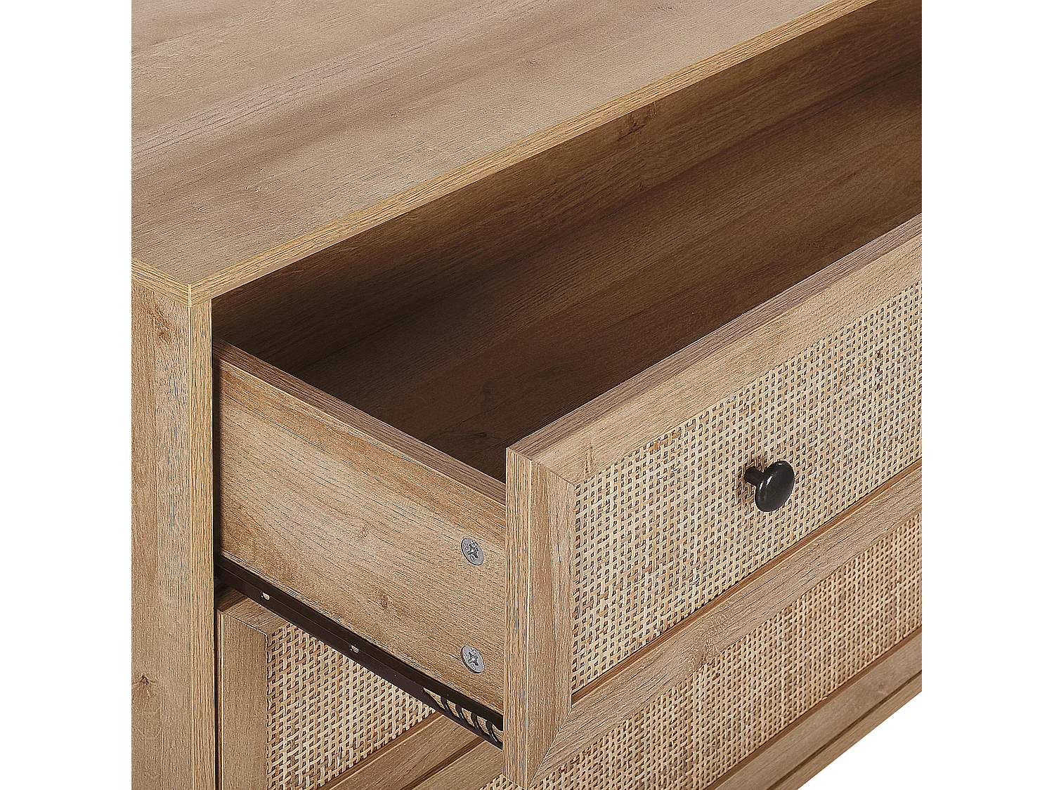 Commode à 3 tiroirs PONCA Marron clair