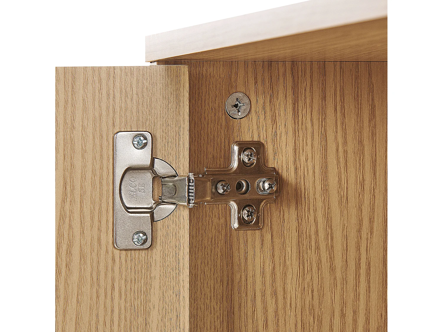 Commode PALMER Marron/blanc