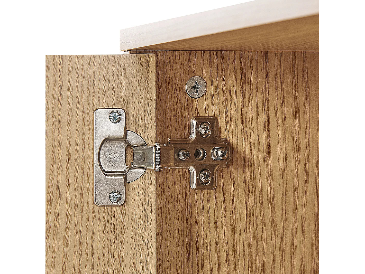 Commode PALMER Marron/blanc