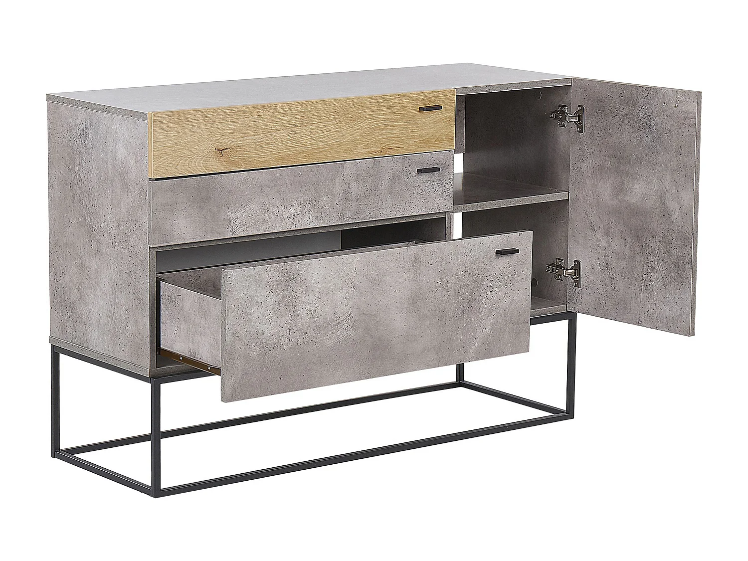 Commode betonlook/lichtbruin ARIETTA