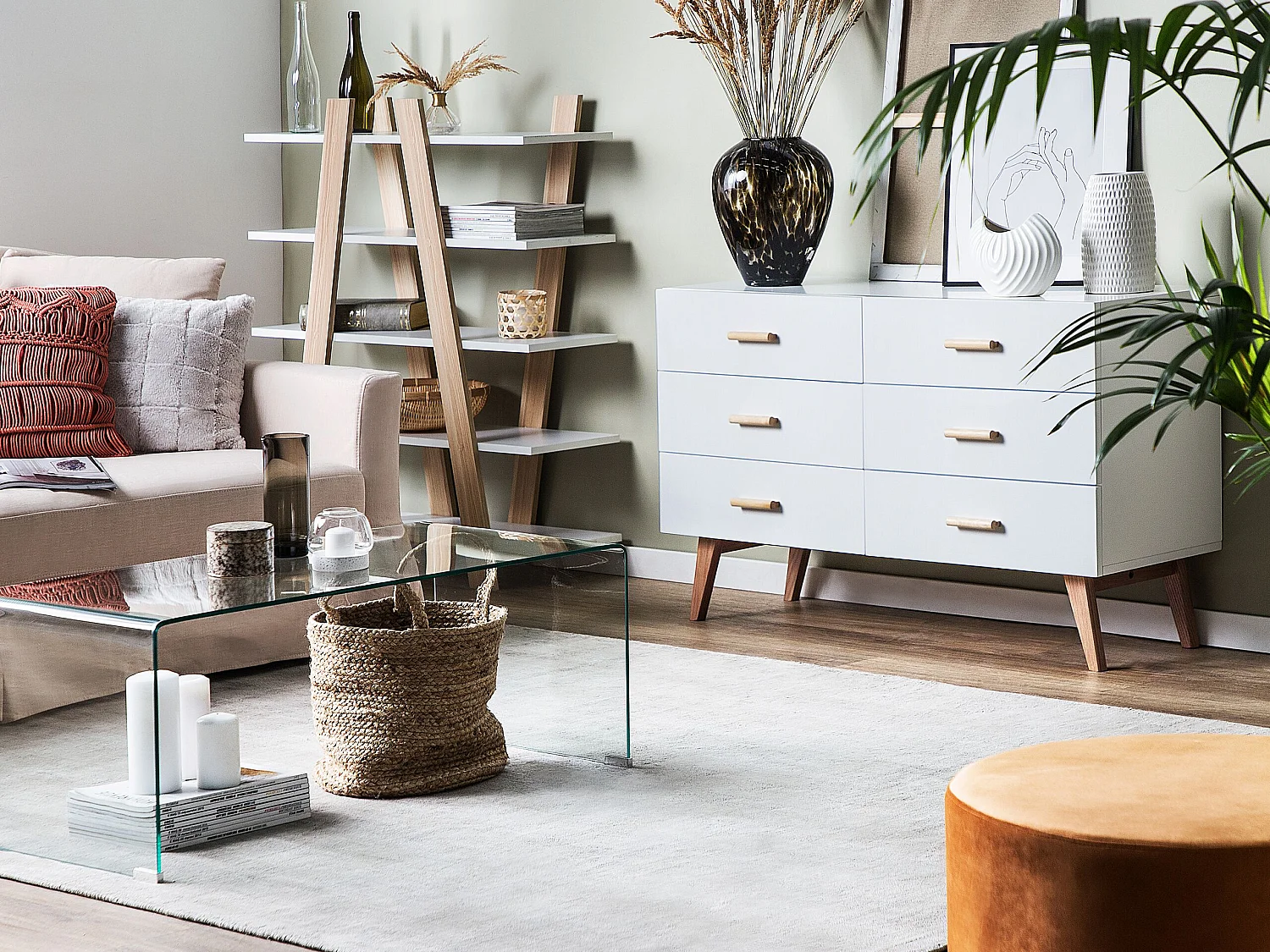 Commode blanche NEWARK II