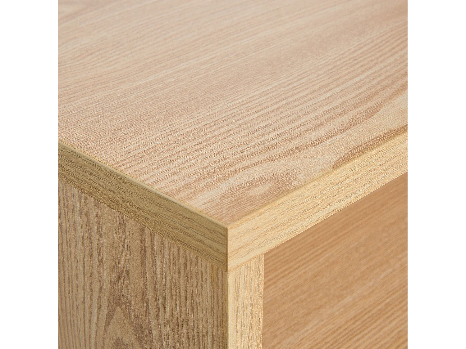 Cómoda 4 gavetas IRVINE Castanho/Branco