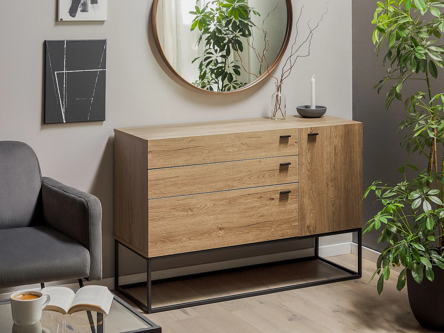 Dressoir lichtbruin ARIETTA