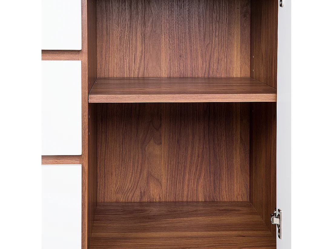 Commode à 3 tiroirs PITTSBURGH Marron