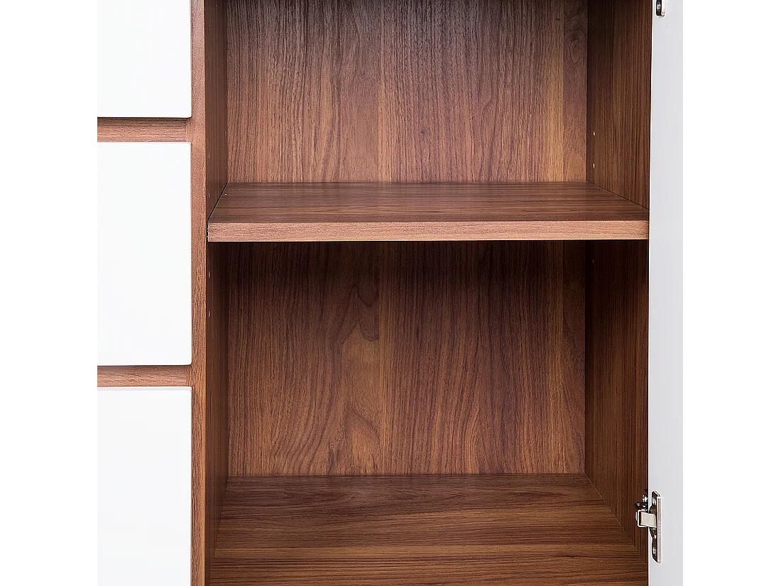 Commode à 3 tiroirs PITTSBURGH Marron