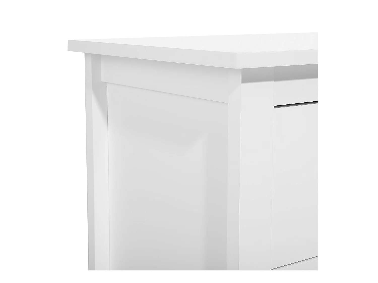 Kommode im skandinavischem Stil 3 Schubladen weiß Torrance