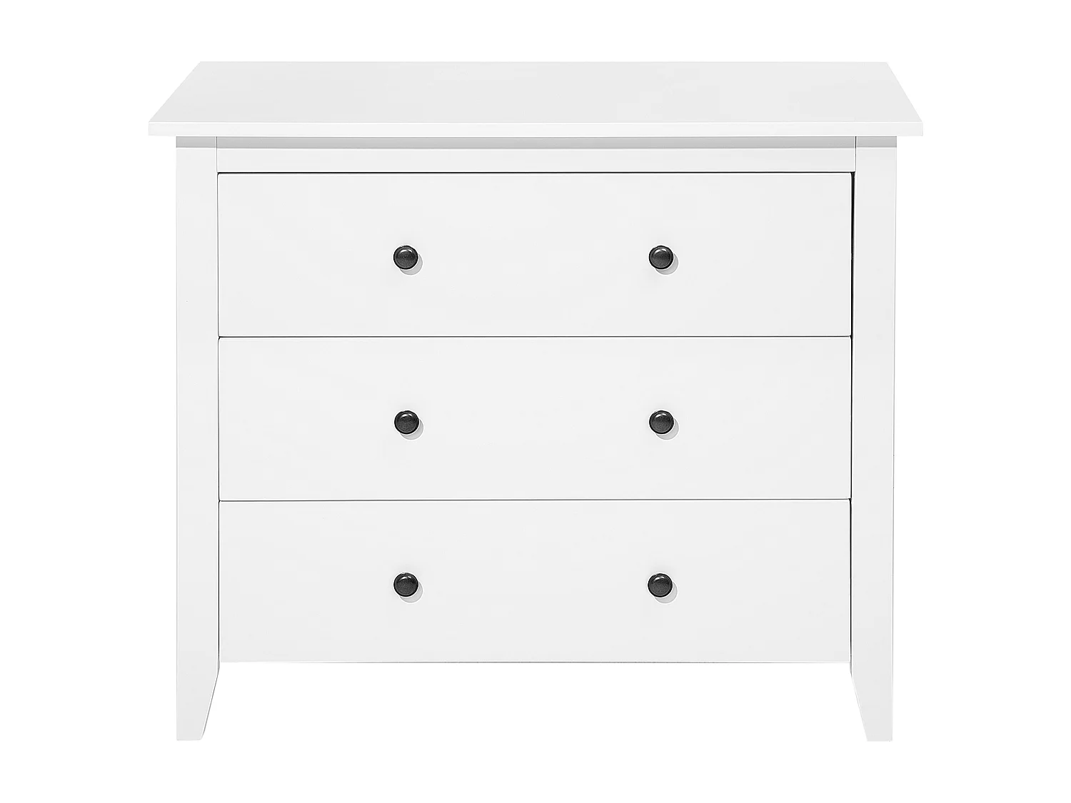 Commode à 3 tiroirs TORRANCE Blanc